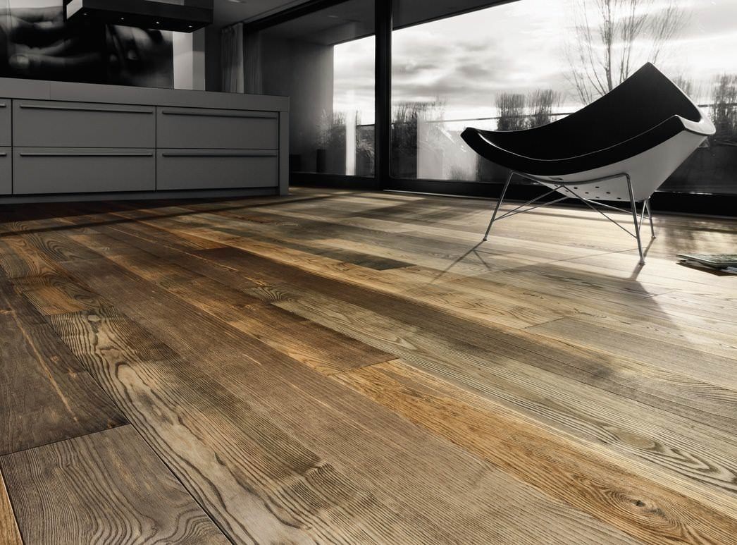 parkettmanufaktur by HARO 4000 Plank 4V Ask Barrique Selectiv børstet oleovera Top Connect