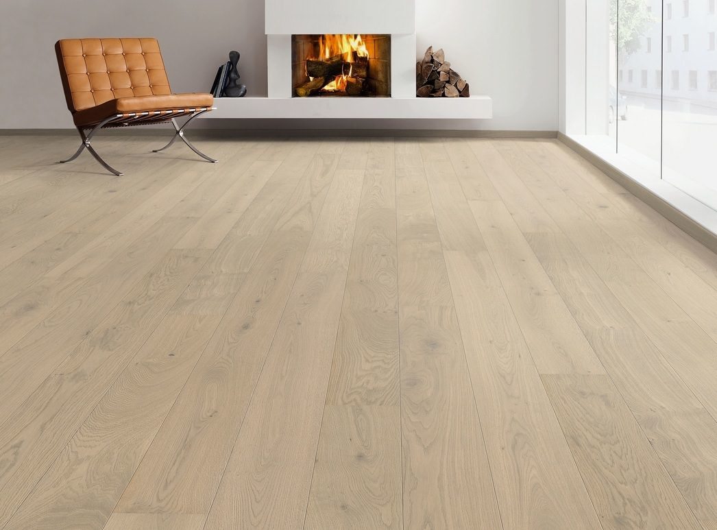 Produktbillede 2 Plank 180 2V Eg sand grå Markant børstet