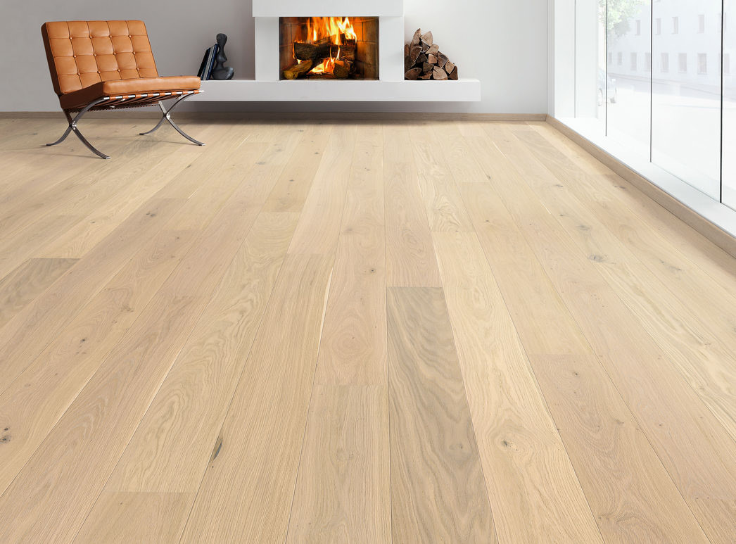 Produktbillede 2 Plank 180 2V Eg purohvid Universal børstet