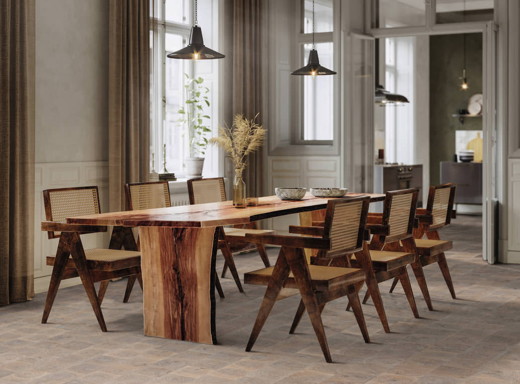 parkettmanufaktur by HARO 4000 Carré Eg blå grå Selectiv oleovera Not & fer