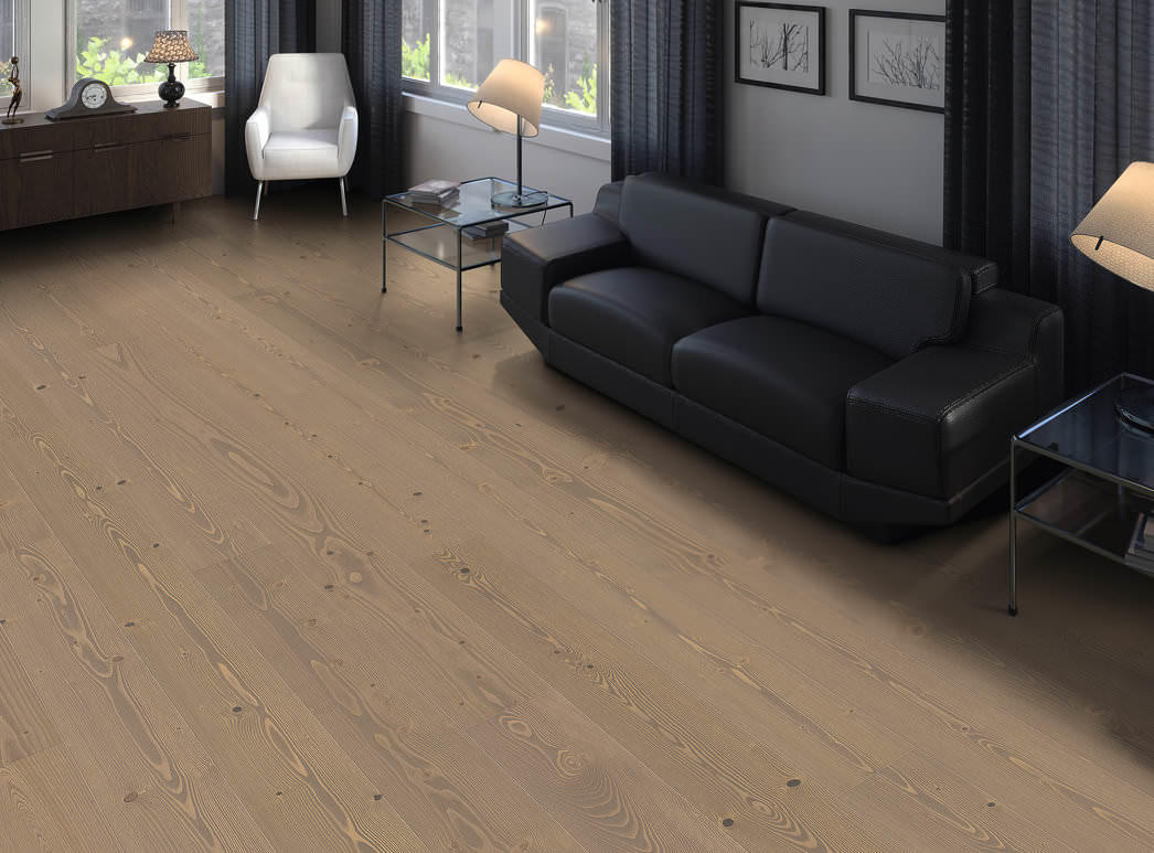 HARO PARKETGULV 4000 Plank 180 4V Ædelgran pastel grå Universal børstet naturaDur Top Connect