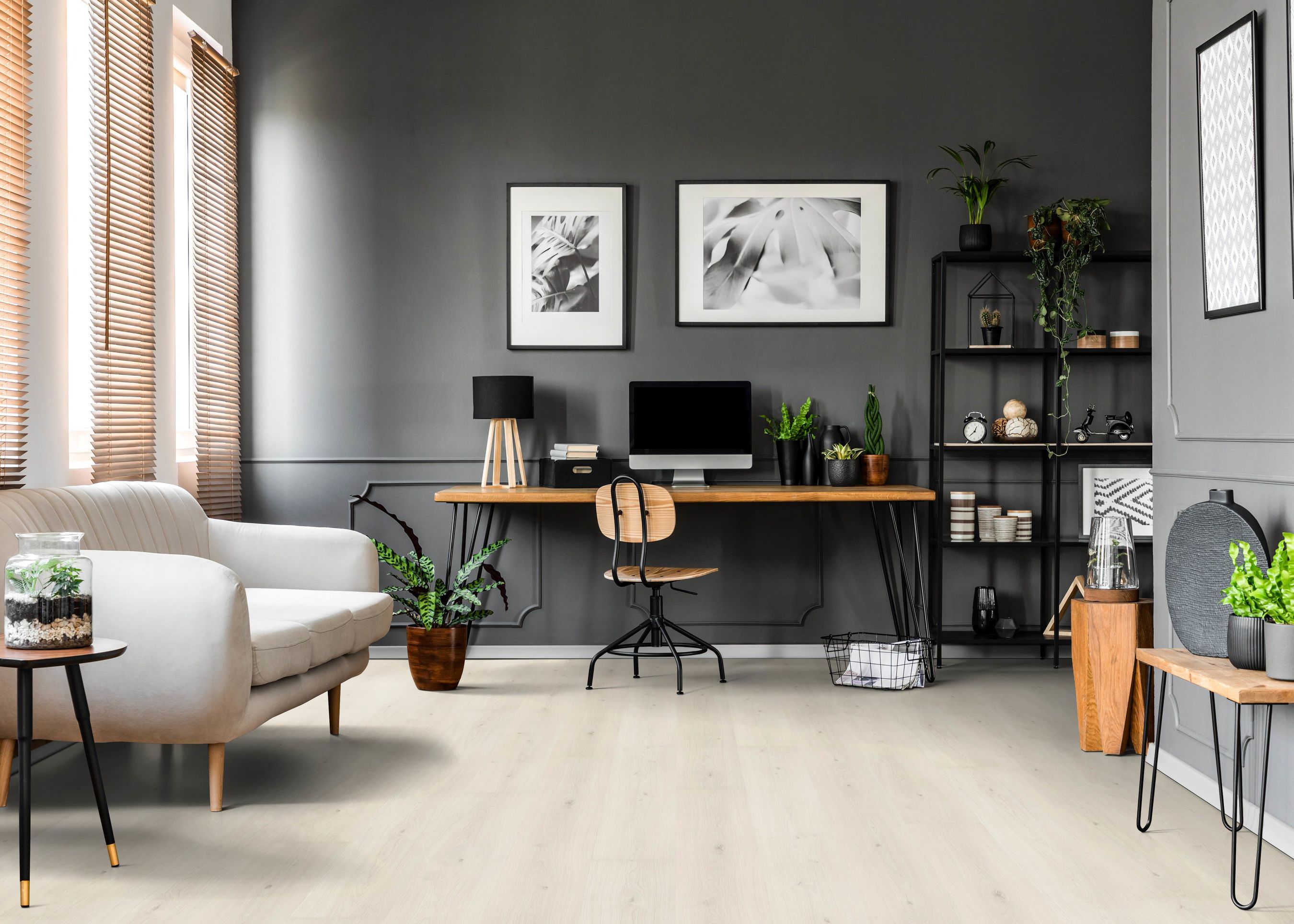 HARO Laminatgulv TRITTY 100 Gran Via 4V Eg Emilia hvid* authentic soft Silent CT Top Connect