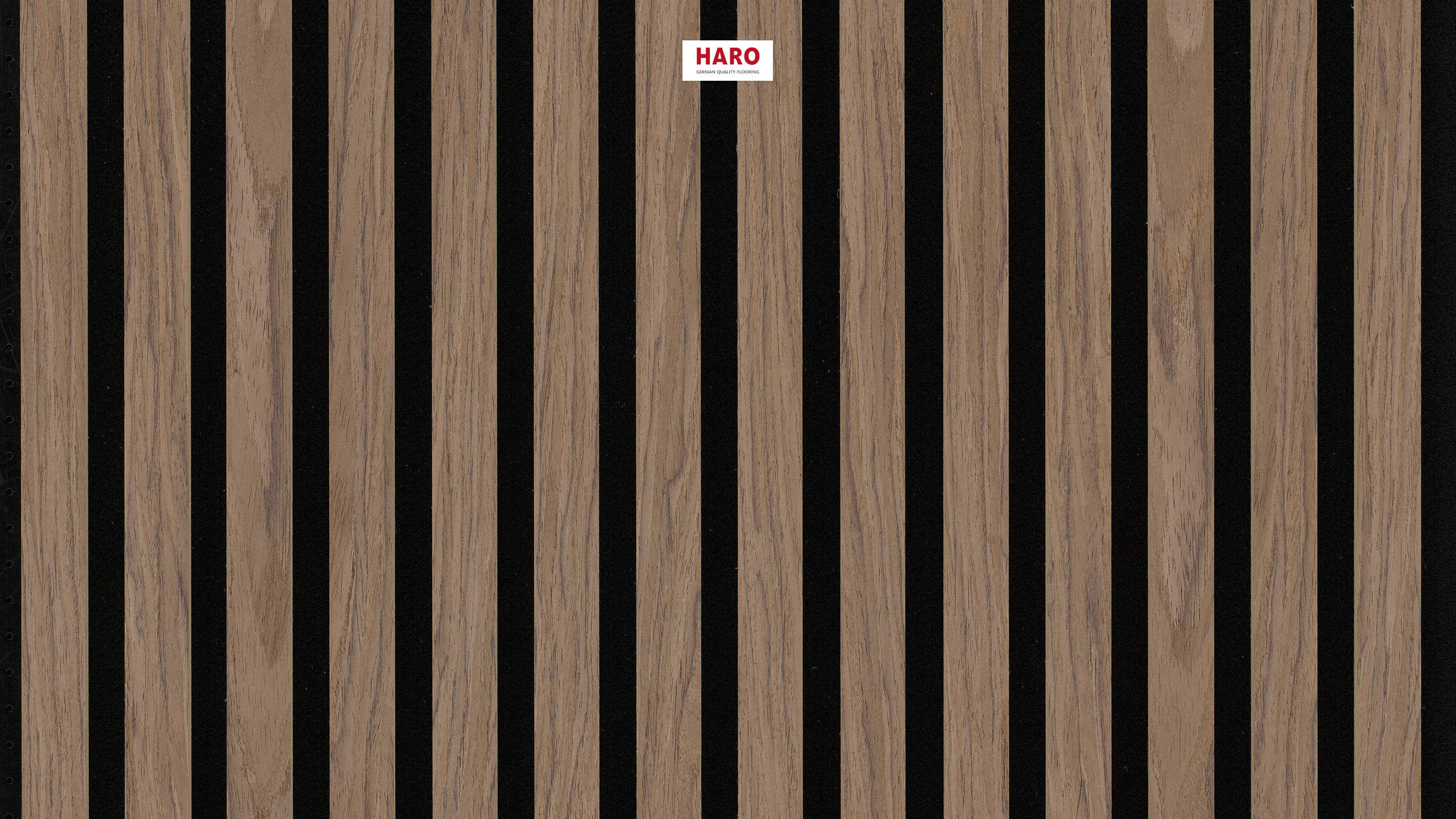 HARO WALL 12 mm Design Stripe Valnød fineret Natur