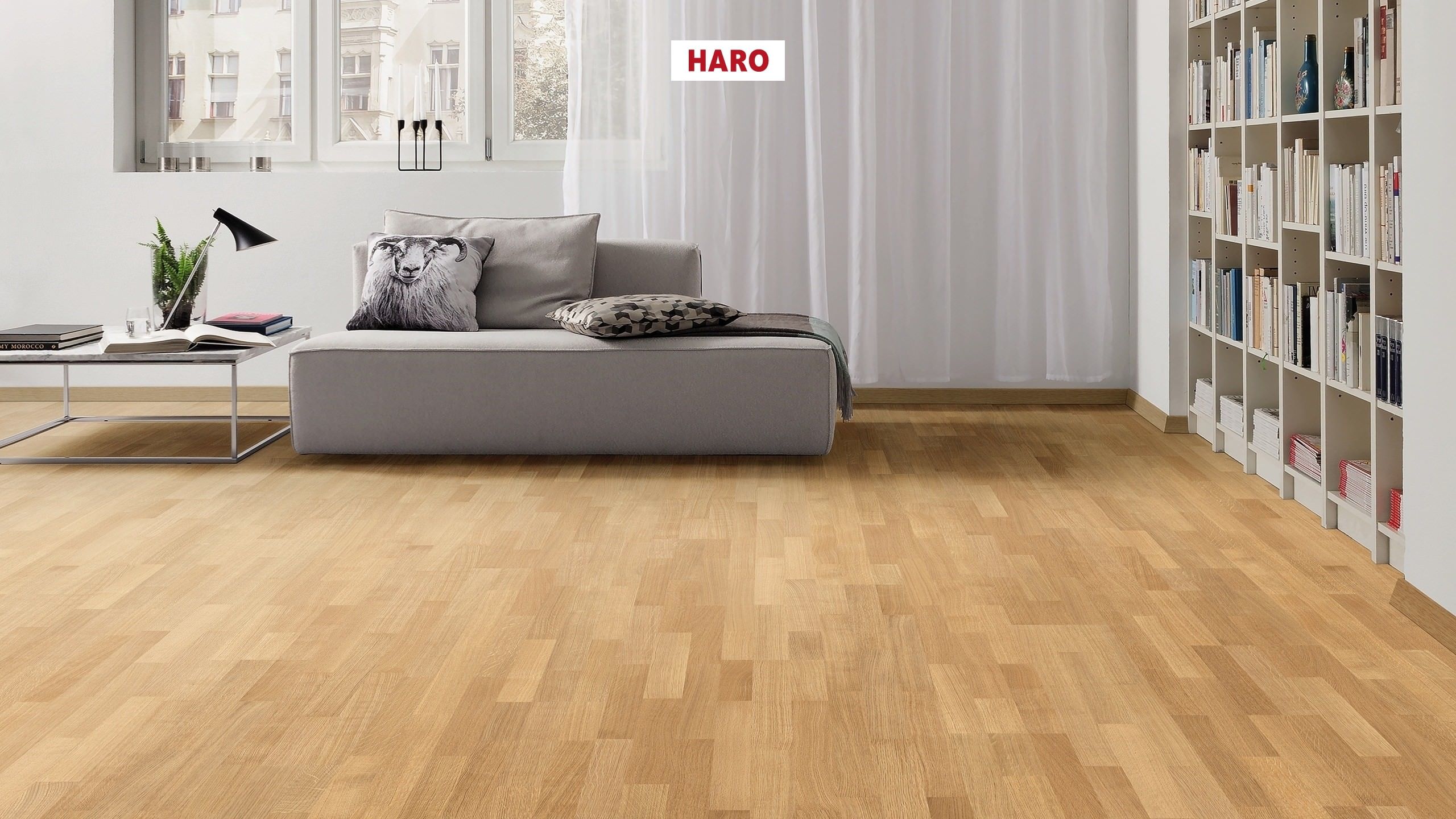 HARO PARKETGULV 4000 3 Stav Eg Exquisit permaDur Top Connect