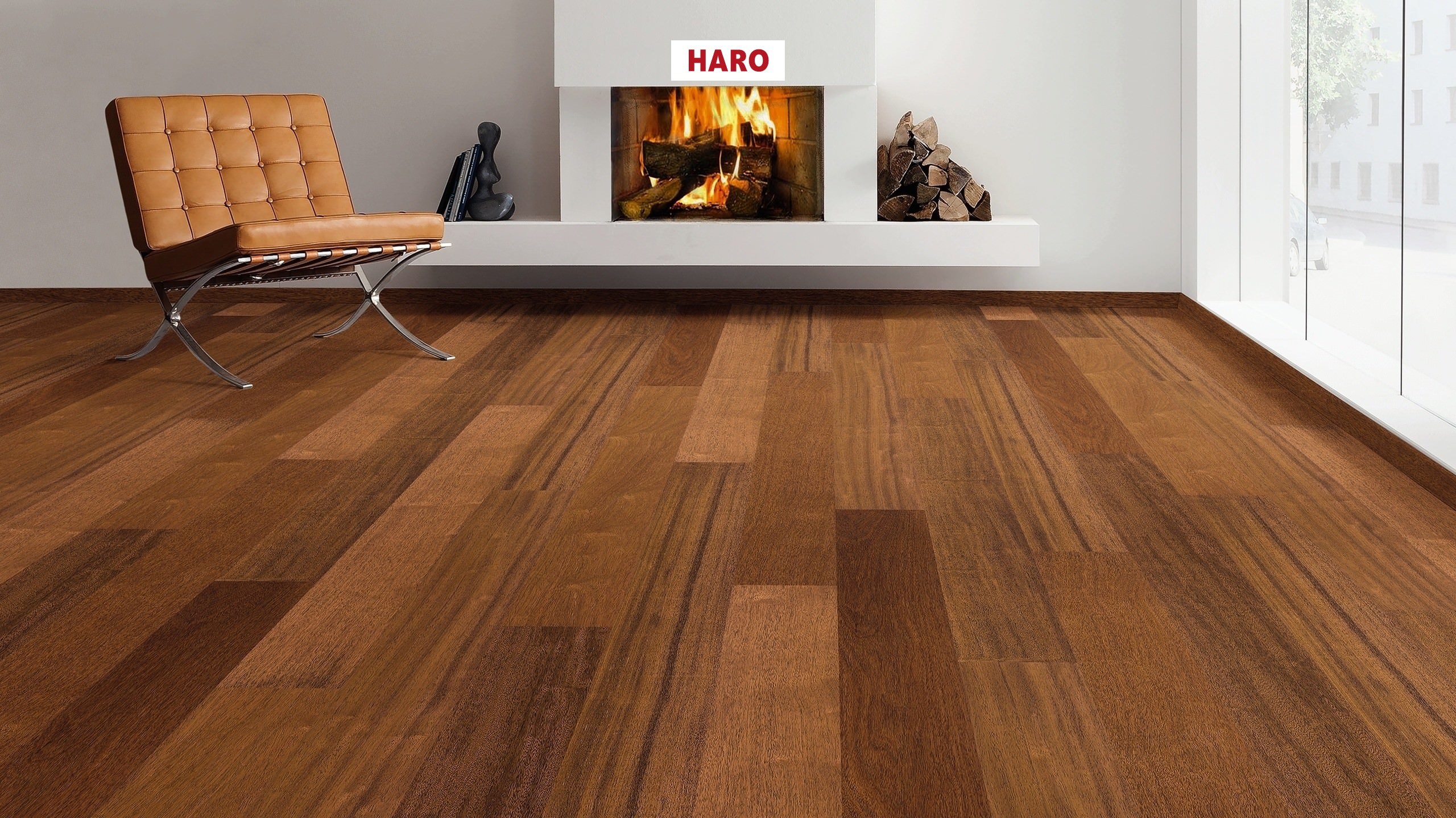 HARO PARKETGULV 4000 Plank 180 Merbau permaDur Top Connect