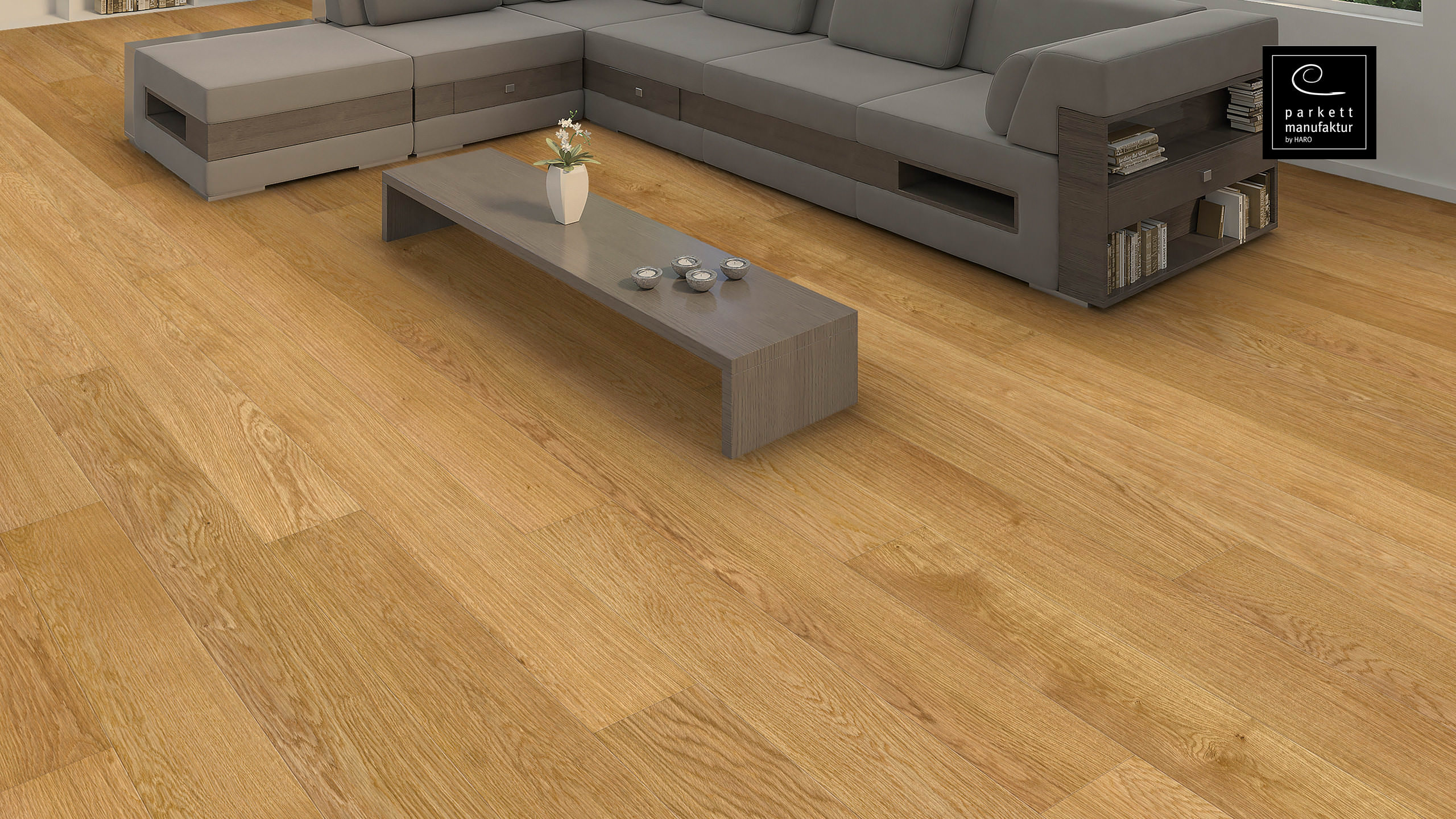 parkettmanufaktur by HARO 4000 Plank 4V Eg Selectiv afhøvlet oleovera Top Connect