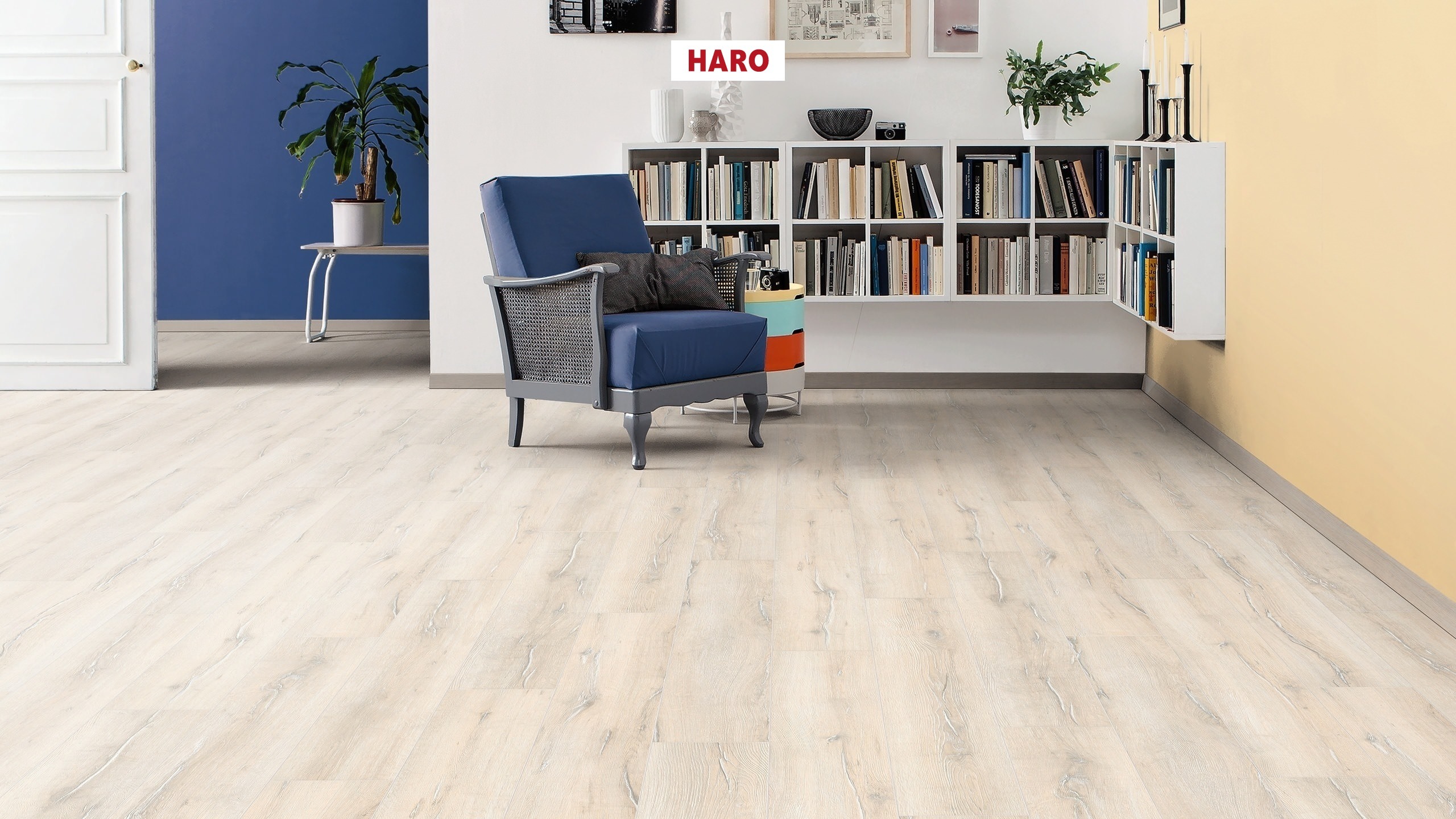 HARO Laminatgulv TRITTY 90 Plank 4V Skandinavisk eg* authentic Silent CT Top Connect