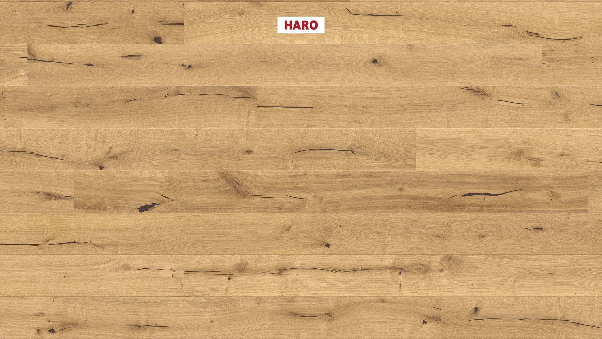 HARO PARKETGULV 3500 HDF Plank 2V Eg Wendelstein børstet naturaLin plus Top Connect