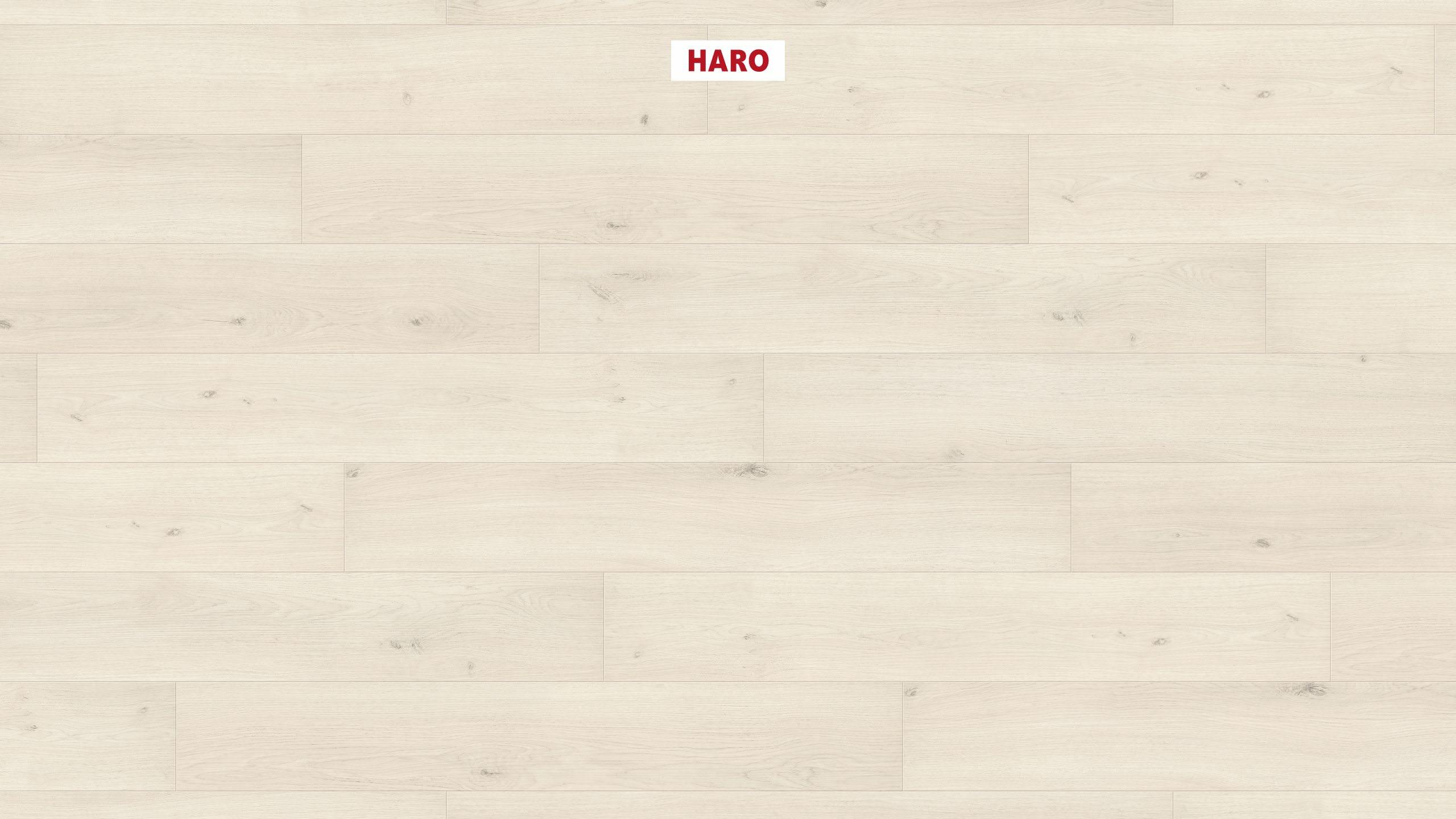 HARO Laminatgulv TRITTY 100 Plank 4V Eg Emilia hvid* authentic soft Top Connect