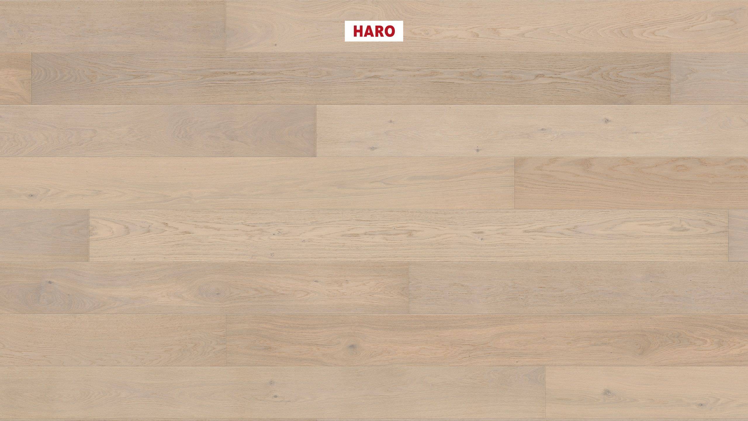 HARO PARKETGULV 4000 Plank 180 4V Eg krystal hvid Markant børstet naturaLin plus Top Connect