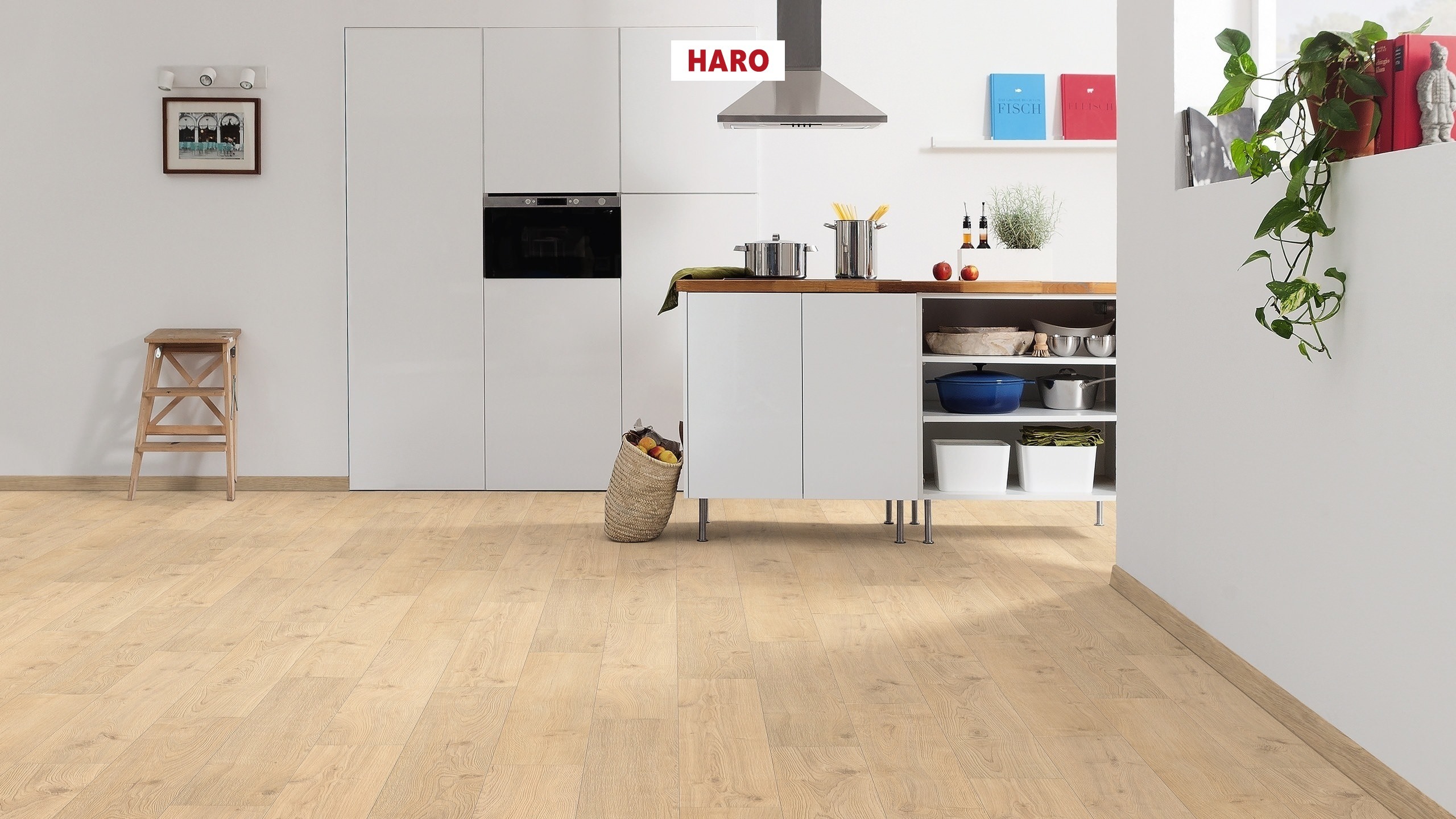 HARO Laminatgulv TRITTY 200 Aqua Plank 4V Eg Portland puro* authentic Silent CT Top Connect