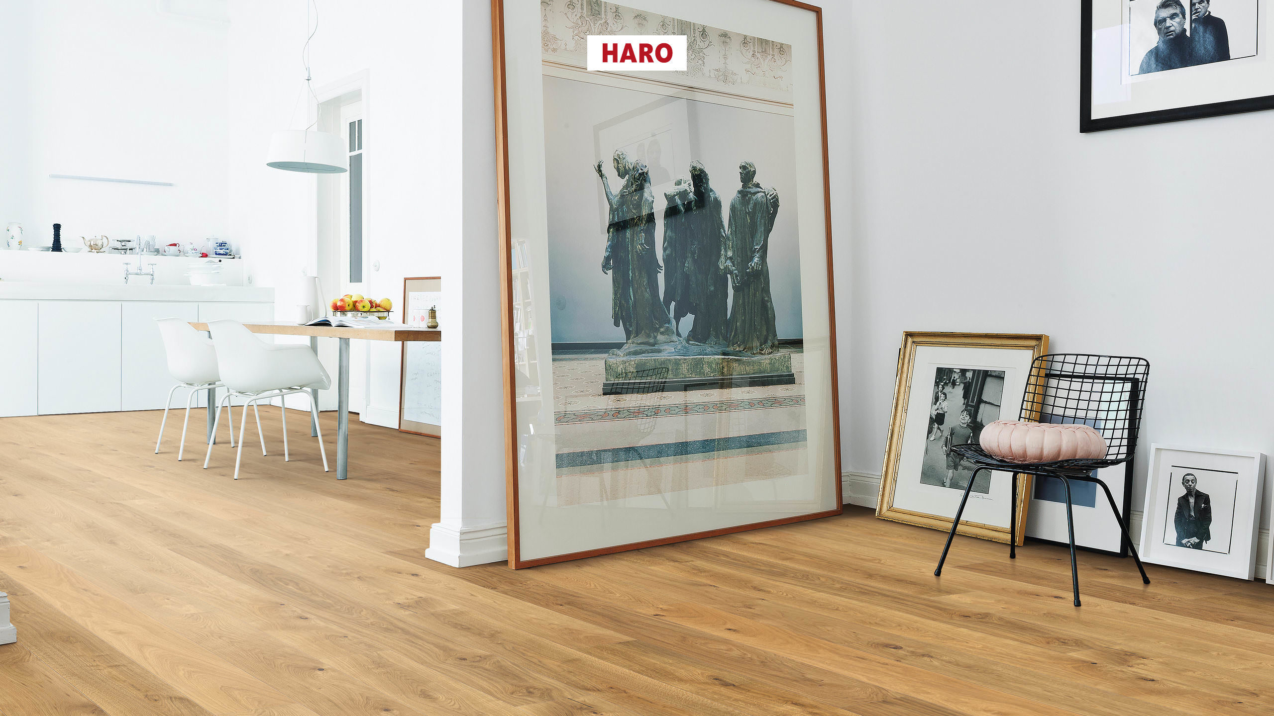 HARO PARKETGULV 4000 Plank 180 4V Eg Tirol børstet naturaLin plus Top Connect