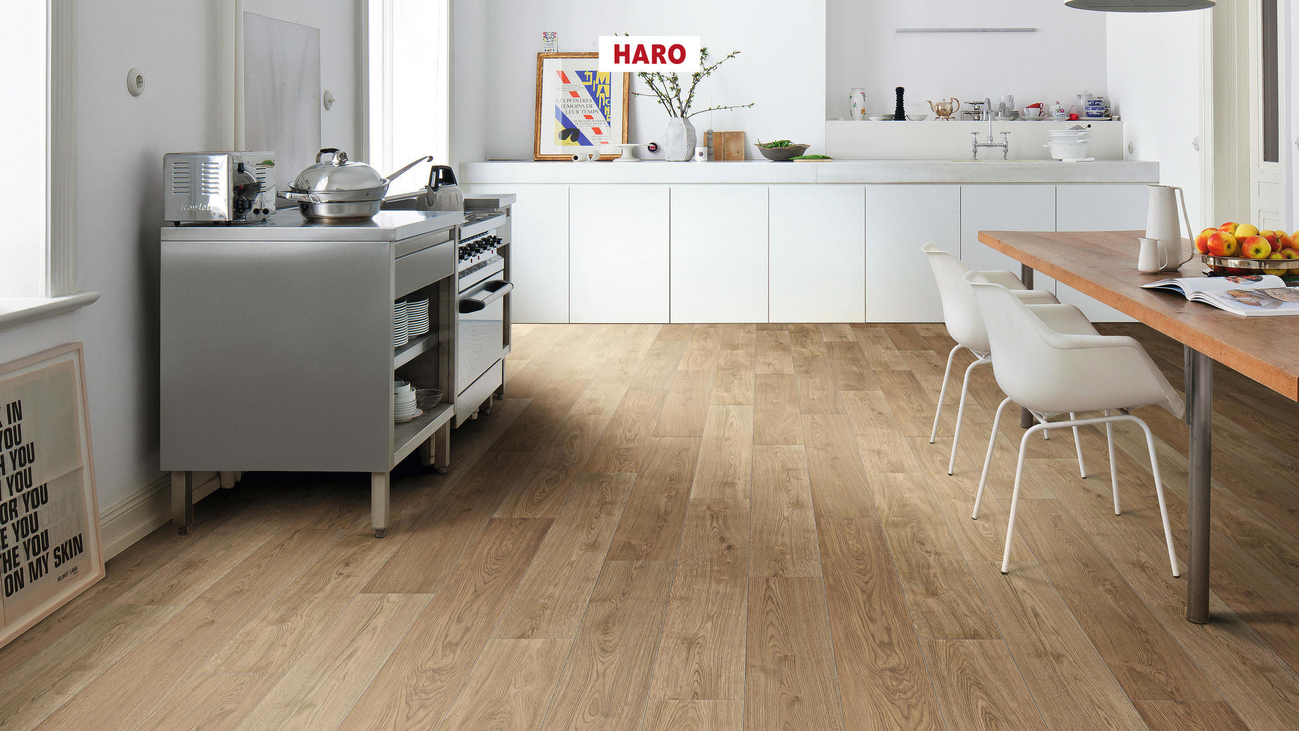 HARO Designgulv Daily Edition SPC Plank 4V Eg Kalmar honning* børstet