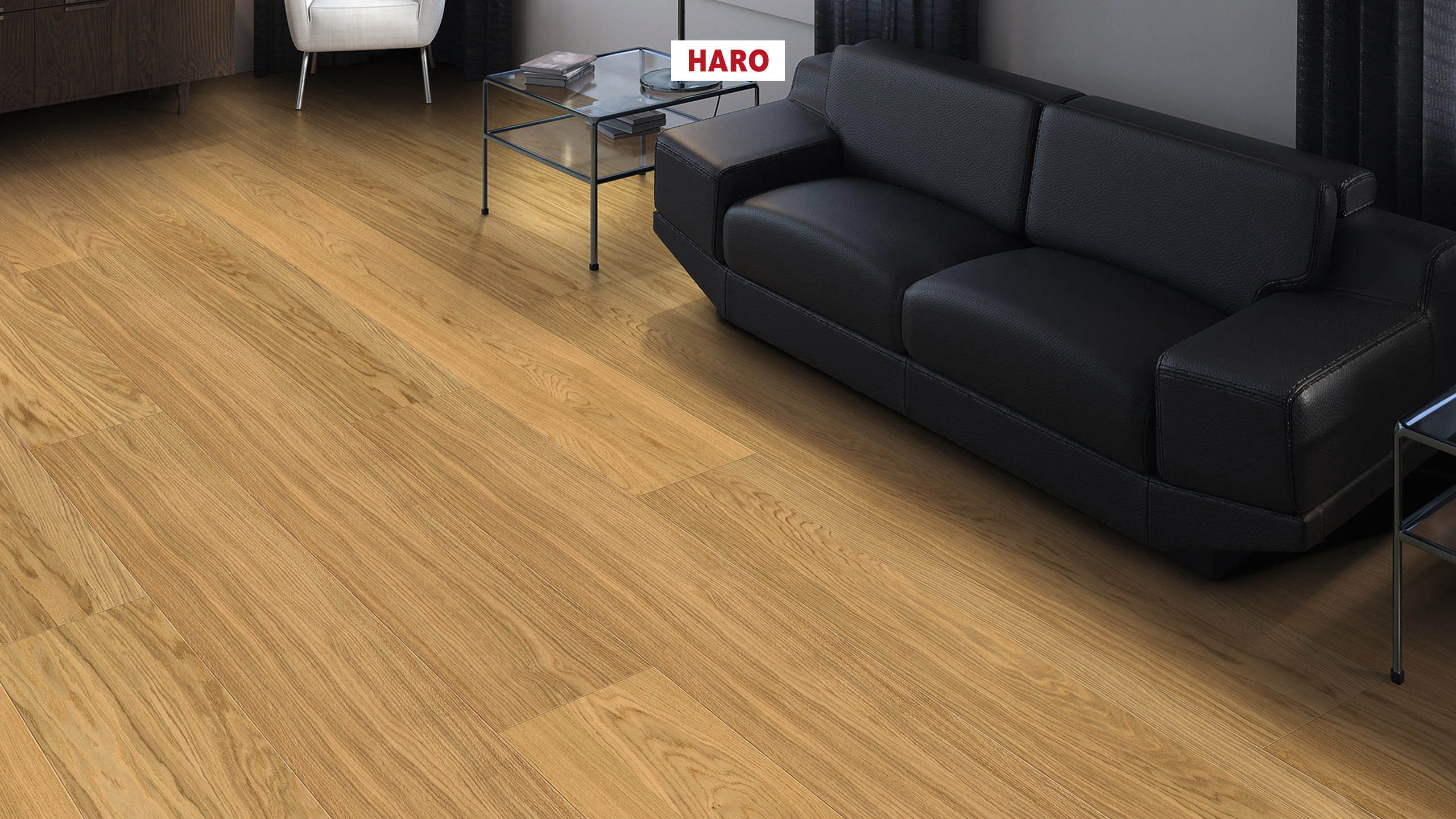 HARO Wood Performance Floor Multivo 2-stavs 4V Eg Elegant børstet naturaDur plus Top Connect