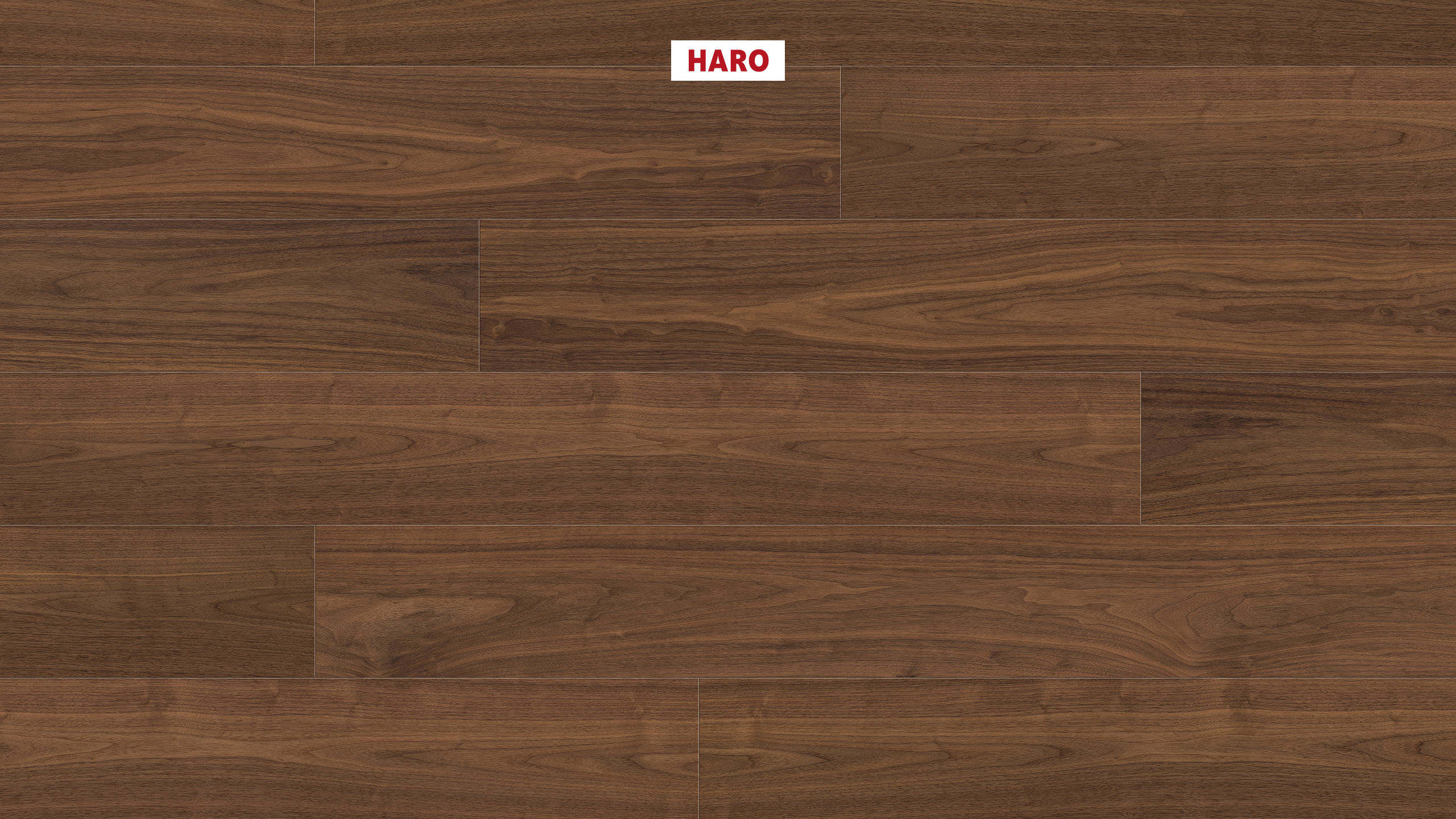 HARO Wood Performance Floor Multivo Plank 4V Amerikansk valnød børstet naturaDur plus Top Connect