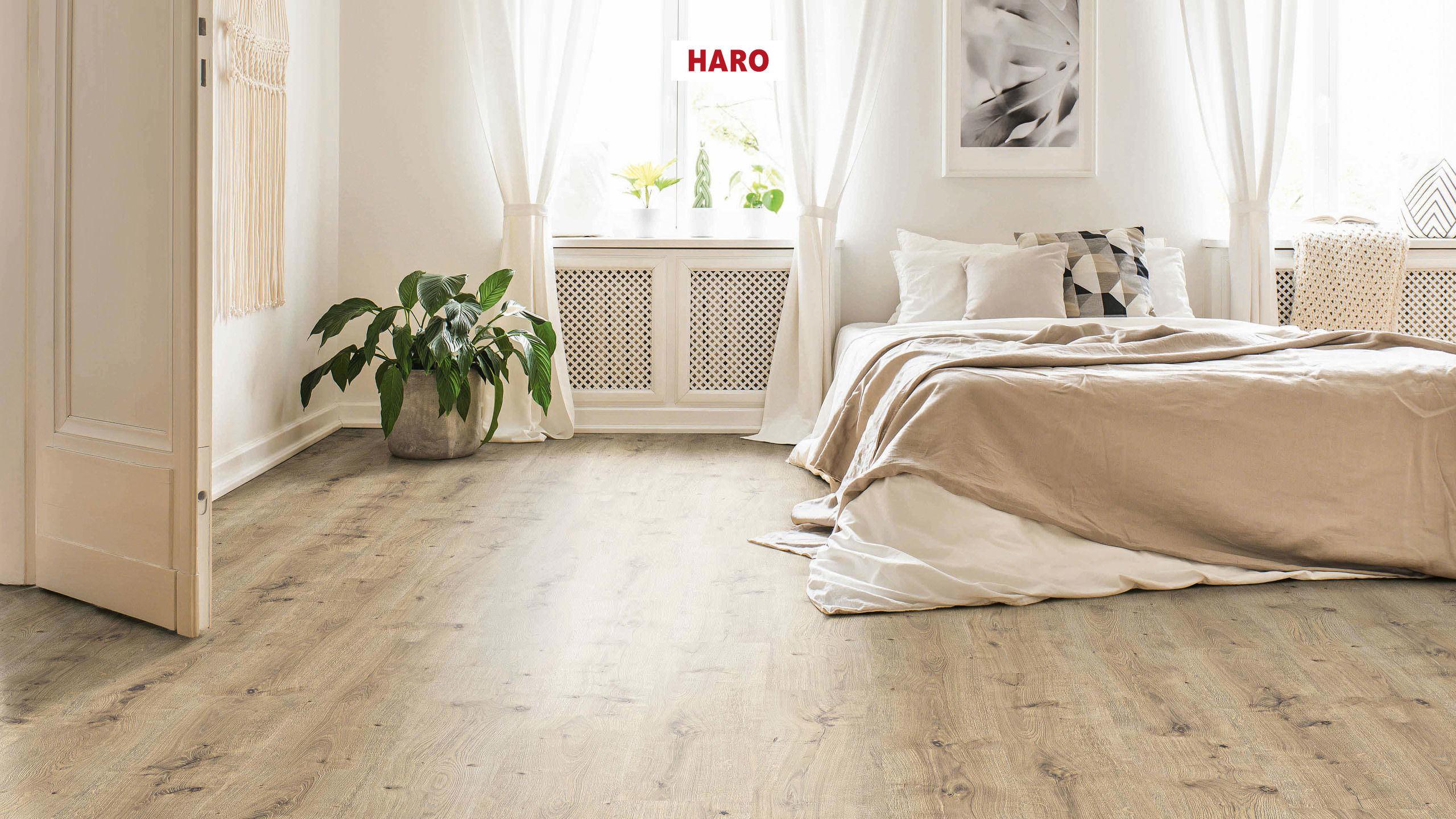 HARO Laminatgulv 7 mm Plank Eg Bremen* børstet Top Connect