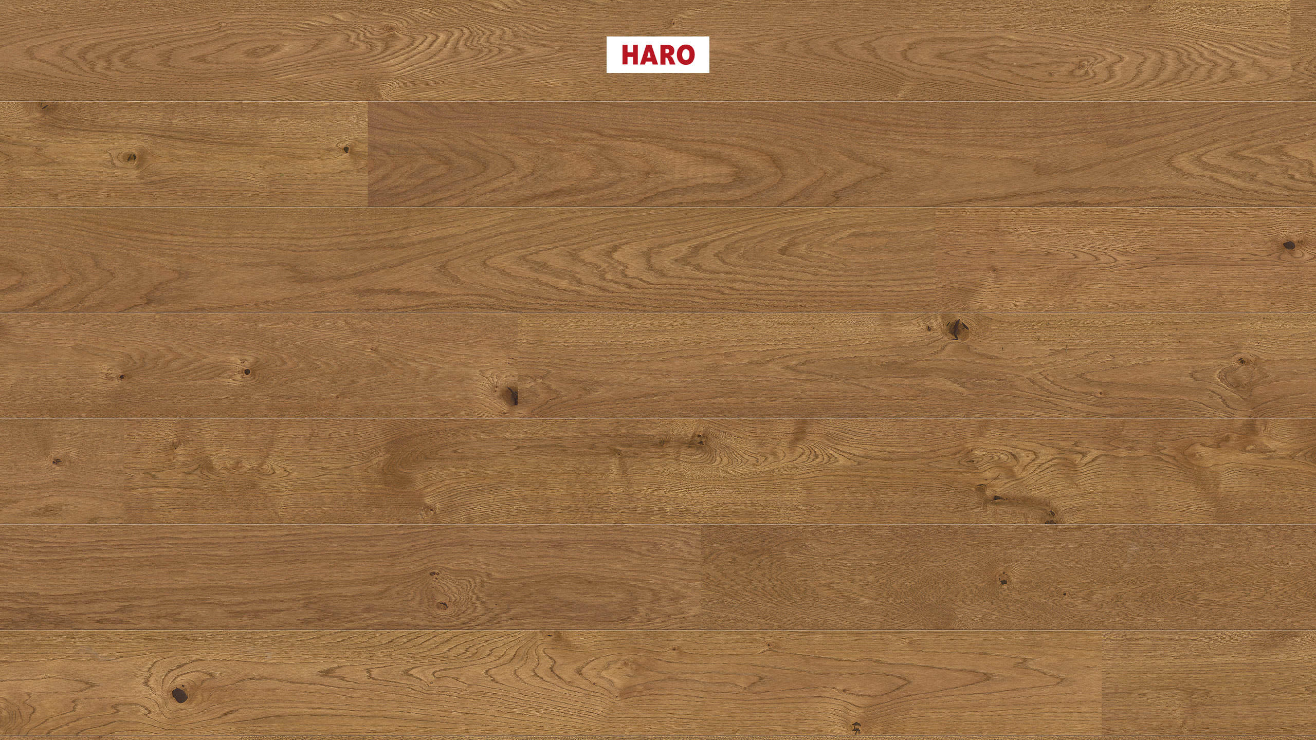 HARO PARKETGULV 2500 Plank 180 2V Eg vintagebrun Universal børstet naturaLin plus Top Connect