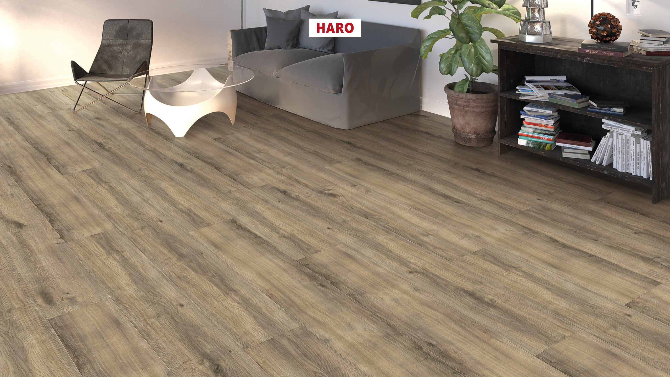 DISANO by HARO ClassicAqua Plank XL 4V Eg Peak greige* børstet Top Connect