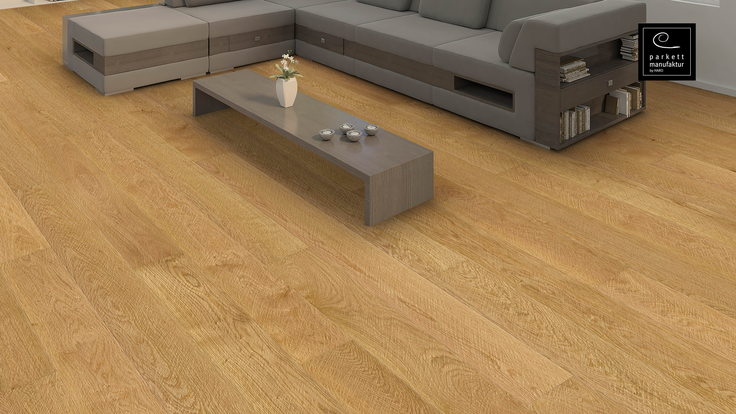 parkettmanufaktur by HARO 4000 Plank 4V Eg Selectiv fransk afholet oleovera Top Connect