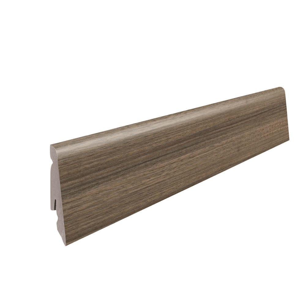 Stecksockelleiste 19x58mm 2,2m MDF-foliert Nussbaum*