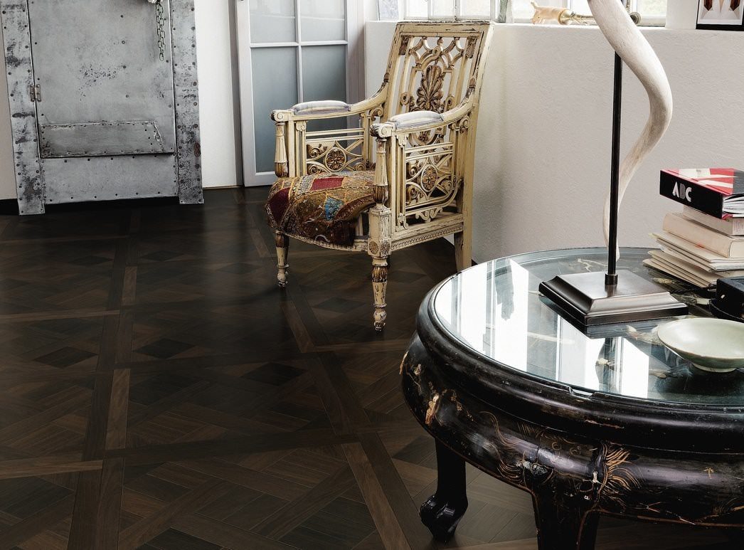 parkettmanufaktur by HARO 18 mm Tafel Basket 4V Achateiche oleovera Nut & Feder