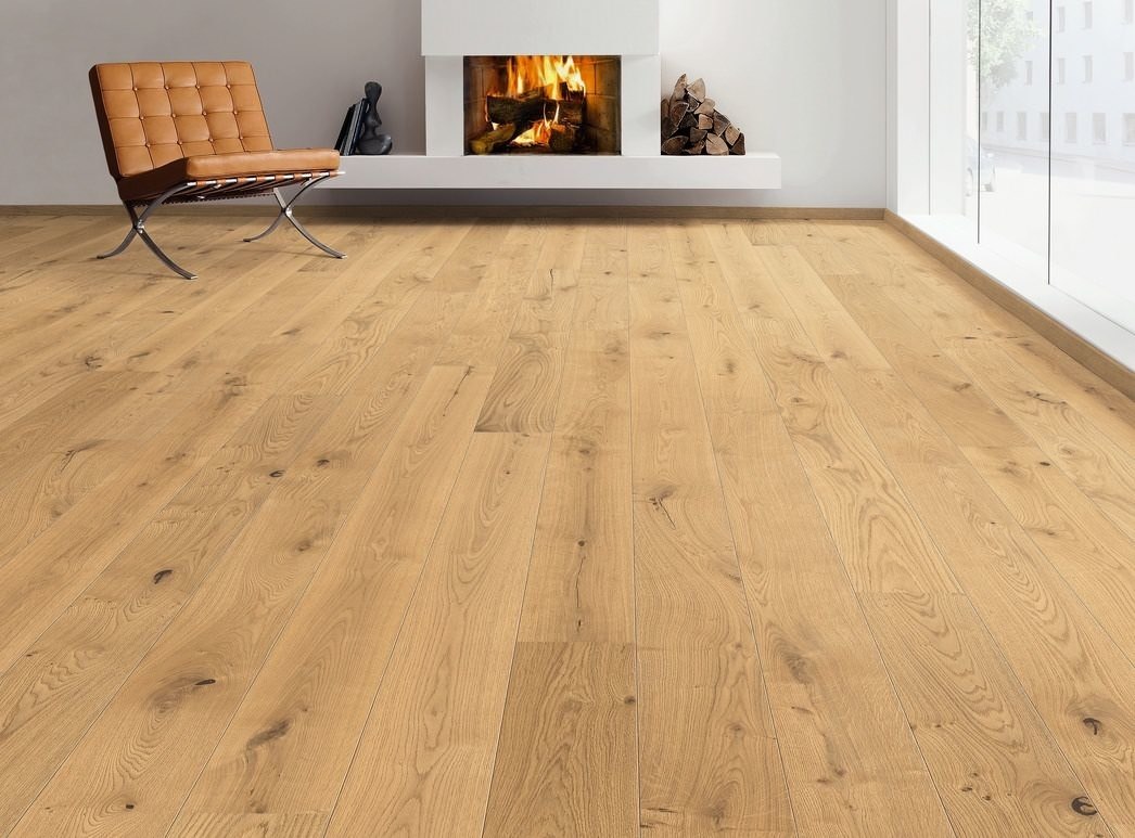 Produktbild 1 Landhausdiele 180 2V Eiche Sauvage strukturiert