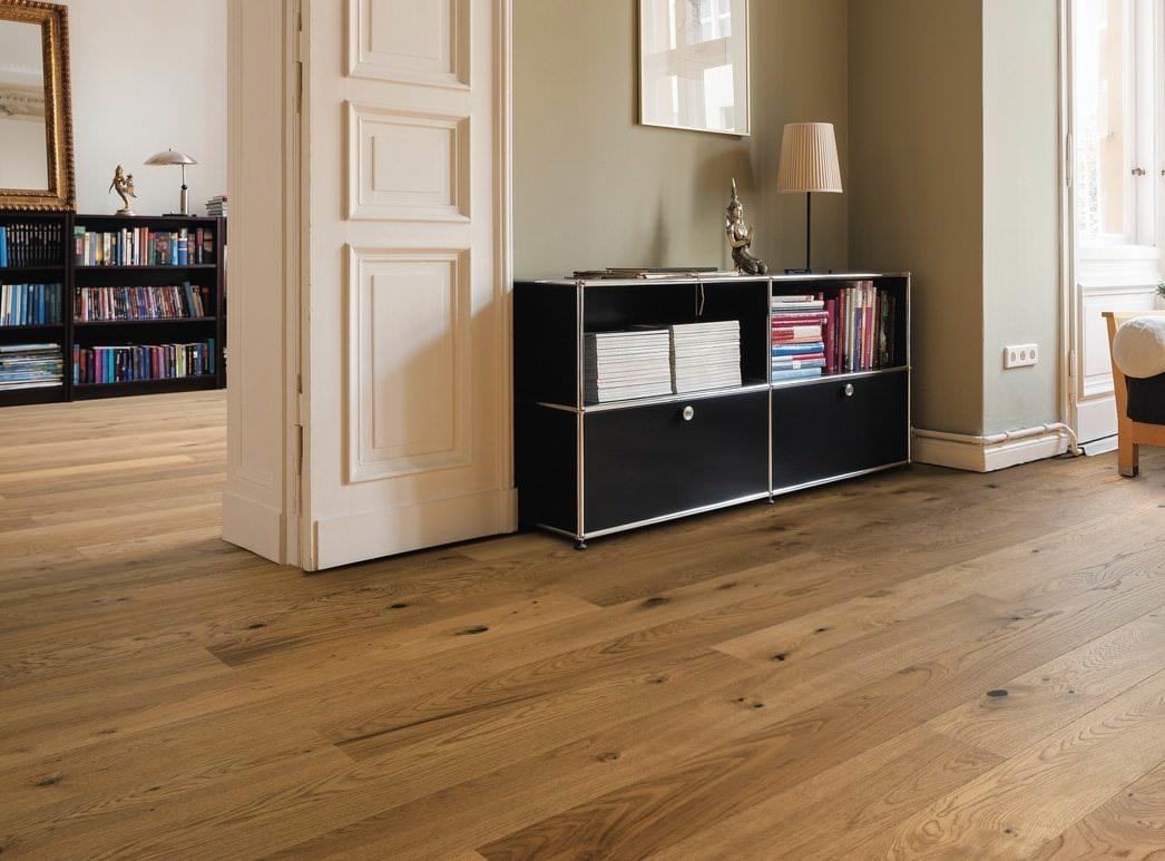 HARO PARKETT 4000 Landhausdiele 180 2V Bernsteineiche Sauvage strukturiert naturaDur Top Connect