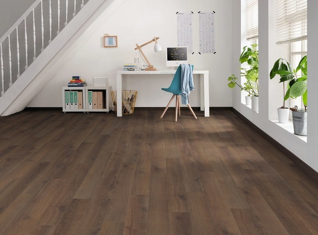 HARO Laminatboden TRITTY 100 Loft 4V Eiche Contura geräuchert* authentic Top Connect