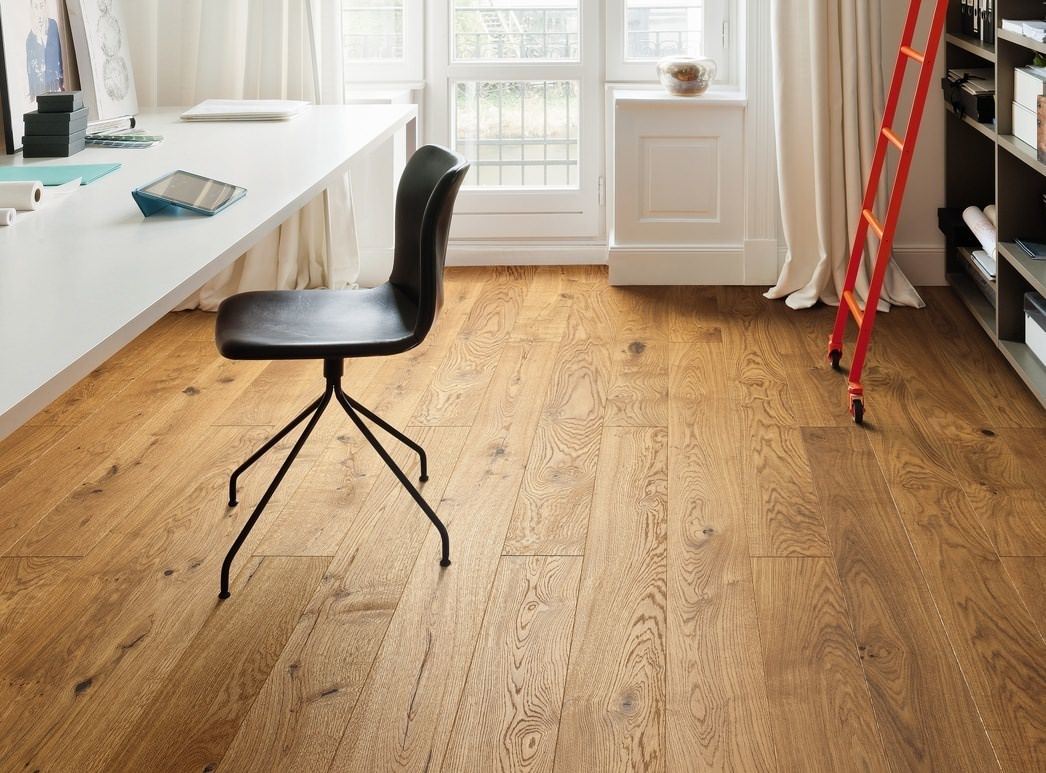 HARO PARKETT 4000 Landhausdiele Maxim 4V Eiche Sauvage strukturiert naturaLin plus Nut & Feder