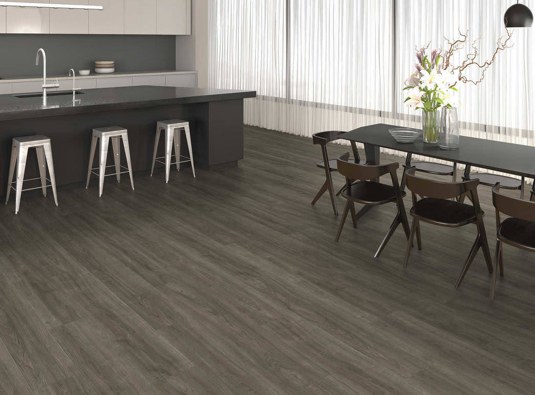 HARO Laminatboden TRITTY 200 Aqua Landhausdiele 4V Eiche Eleganza antikgrau* authentic Top Connect