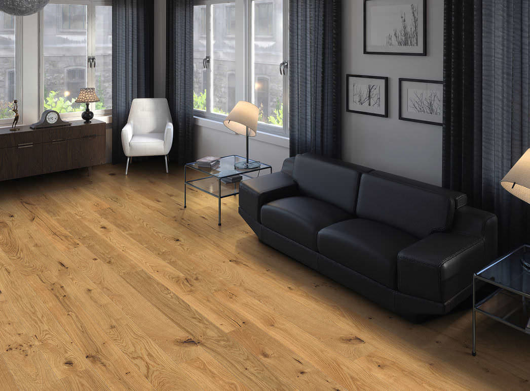 HARO Parkett 4000 Landhausdiele 140 2V Eiche Sauvage strukturiert permaDur Top Connect