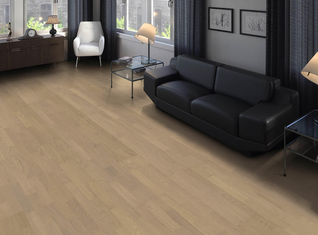 HARO PARKETT 4000 Schiffsboden Eiche sandgrau Naturale strukturiert naturaDur Top Connect