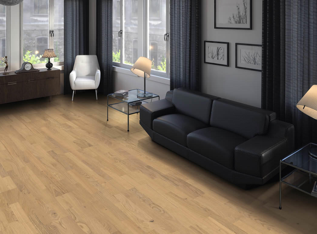 HARO PARKETT 4000 Schiffsboden Eiche invisible Naturale strukturiert naturaDur Top Connect