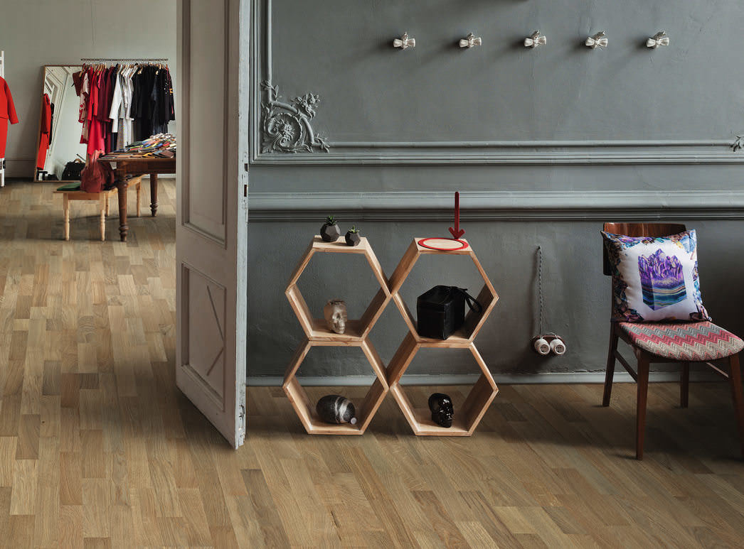 HARO PARKETT 4000 Schiffsboden Eiche invisible Naturale strukturiert naturaLin plus Top Connect