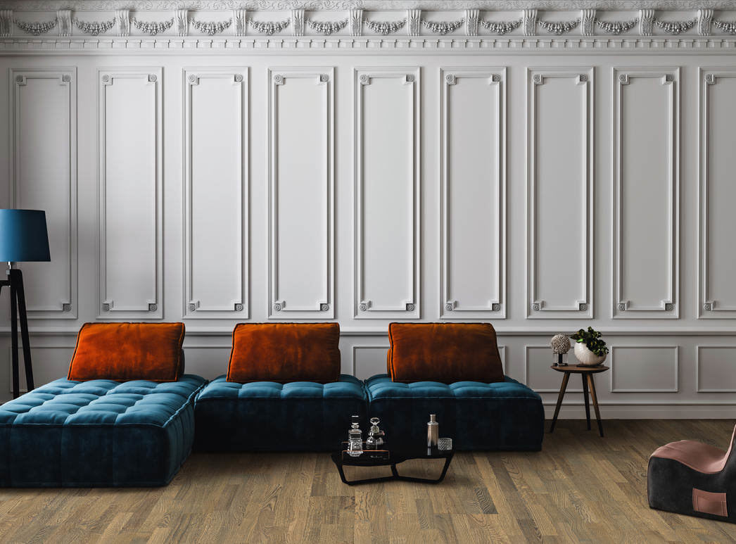 HARO PARKETT 4000 Schiffsboden Eiche tabakgrau Trend strukturiert naturaLin plus Top Connect