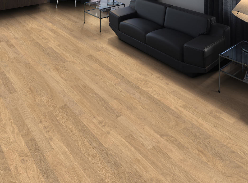 HARO PARKETT 4000 Stab Allegro Eiche lichtweiß Naturale strukturiert naturaDur Nut & Feder