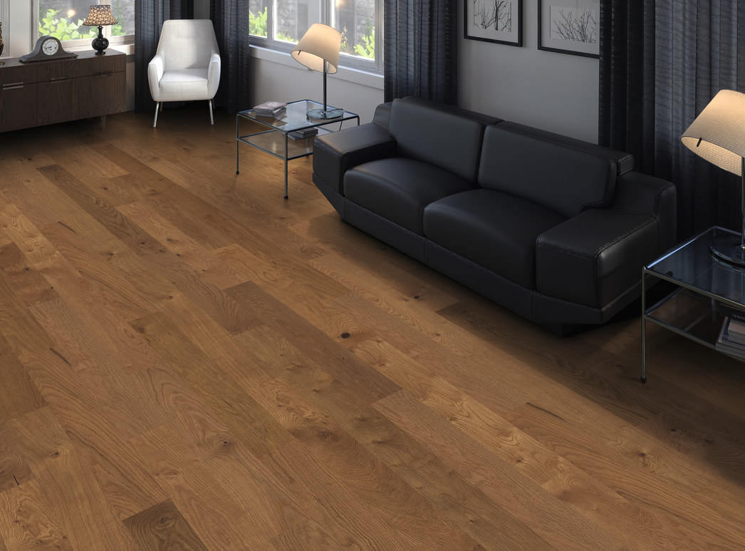 HARO PARKETT 4000 Landhausdiele Prestige Bernsteineiche Sauvage strukturiert naturaLin plus Nut & Feder