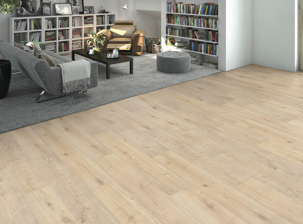 Produktbild 2 Landhausdiele Eiche Siena samtweiß* strukturiert matt