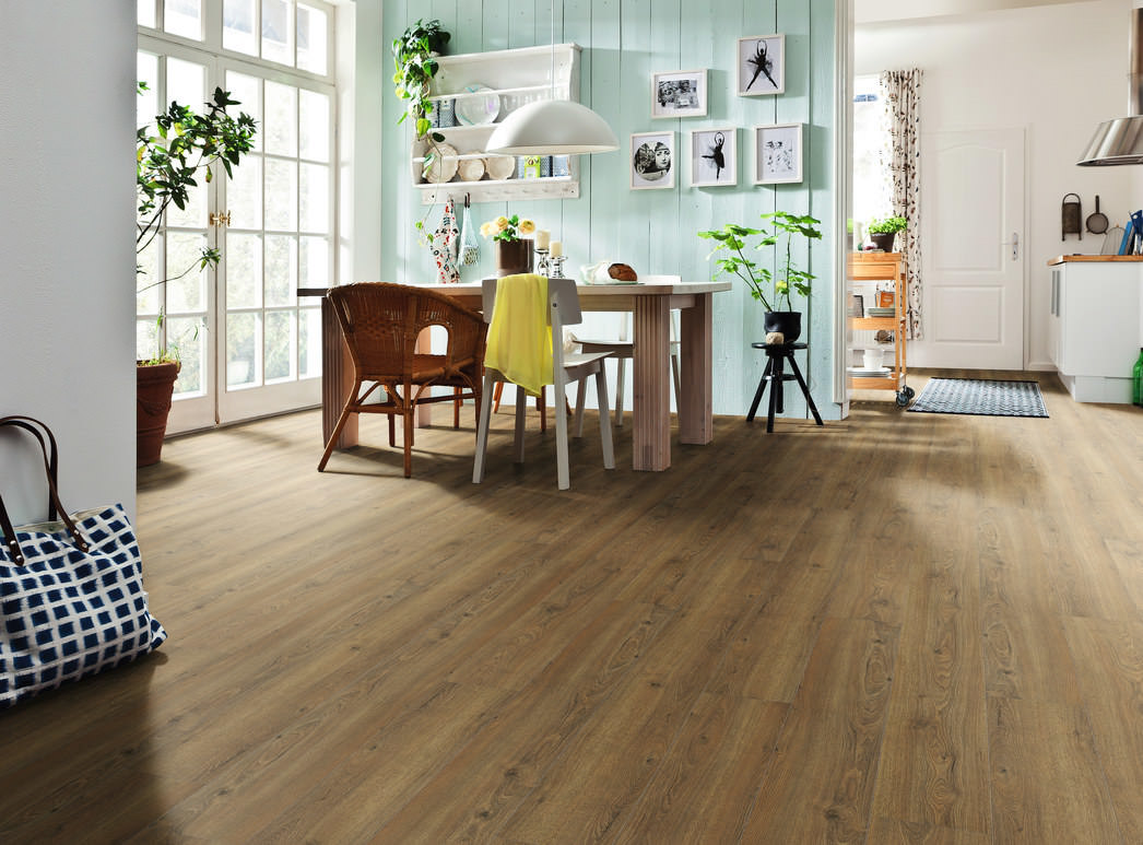 HARO Laminatboden TRITTY 200 Aqua Gran Via 4V Eiche Flavia natur* authentic Silent CT Top Connect