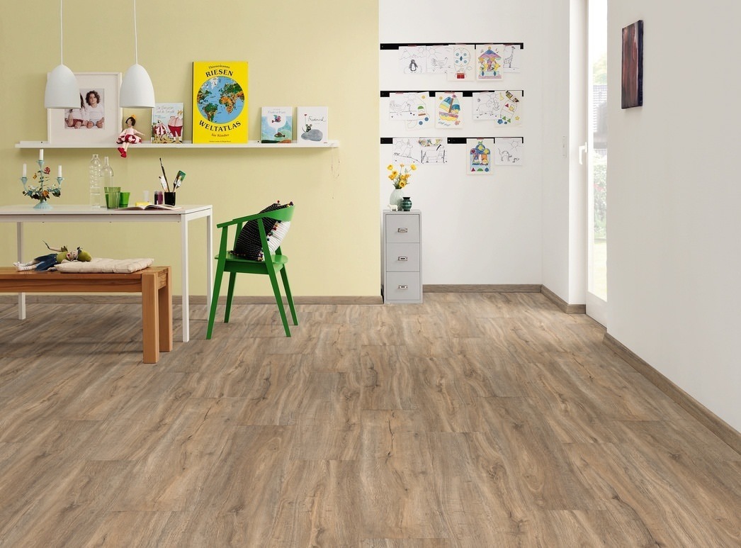 Produktbild 1 Landhausdiele 4VM Steineiche creme* strukturiert