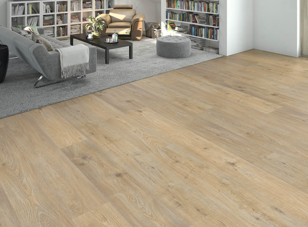 DISANO by HARO WaveAqua Landhausdiele XL 4V Eiche Quebec alabaster* authentic Top Connect