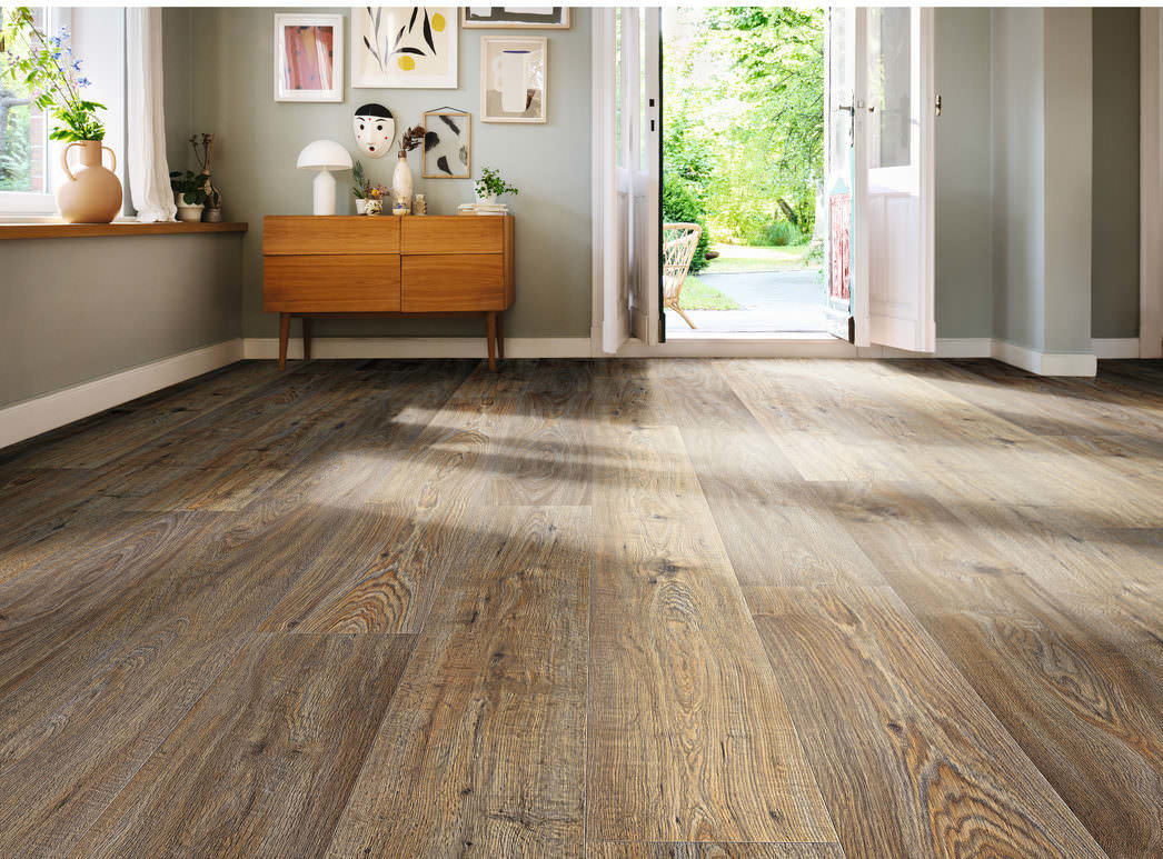 DISANO by HARO WaveAqua Landhausdiele XL 4V Eiche Quebec altbraun* authentic Top Connect