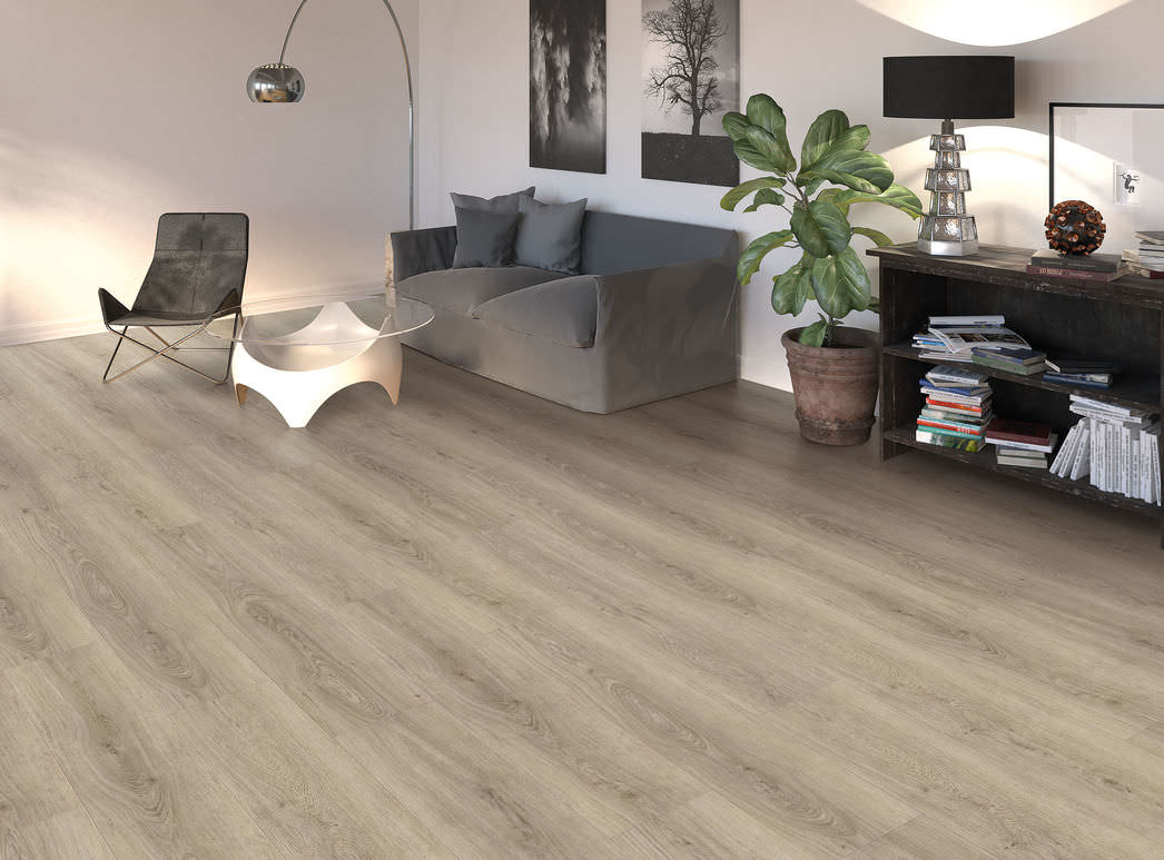 DISANO by HARO LifeAqua Landhausdiele 4V Eiche Sheffield graubraun* authentic Top Connect