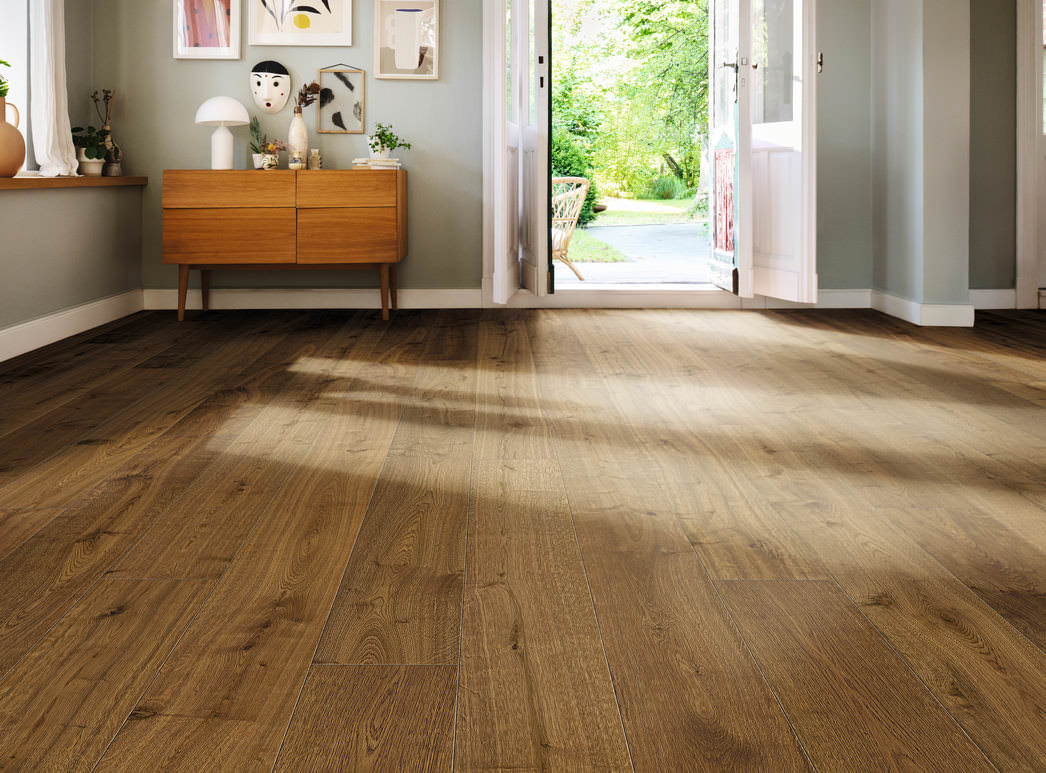 HARO Parkett 4000 Landhausdiele 180 4V Eiche geräuchert Jubiläumsedition strukturiert naturaLin plus Top Connect