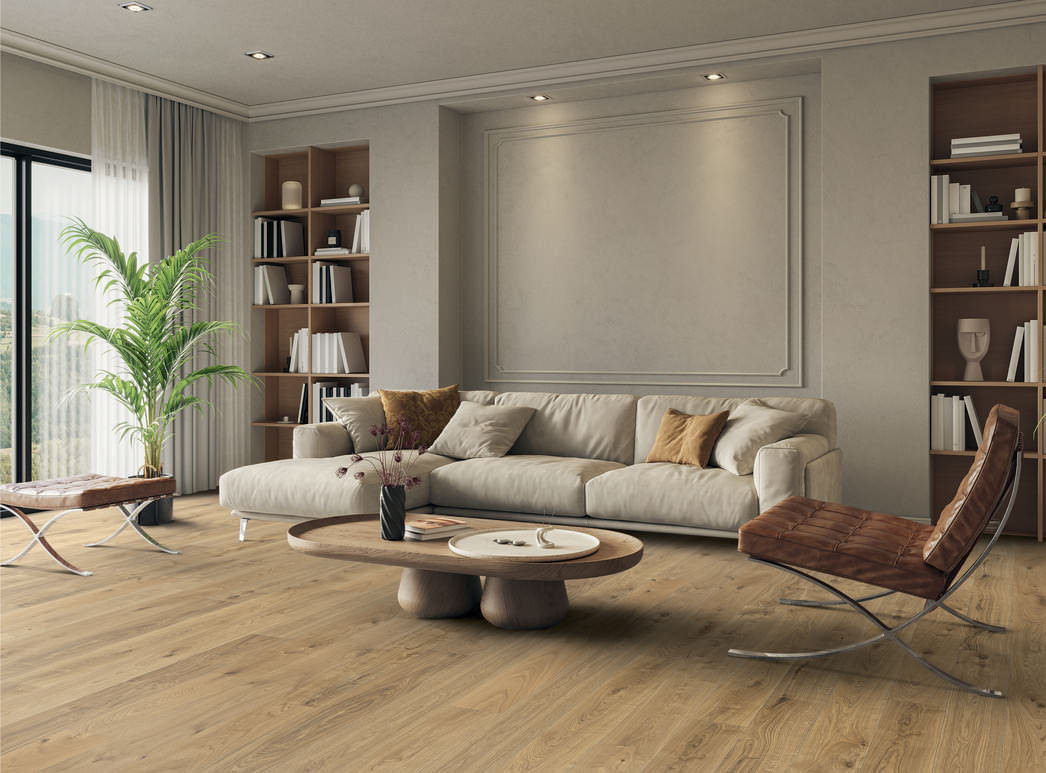 HARO PARKETT 4000 Landhausdiele 180 4V Eiche Jubiläumsedition #1 strukturiert naturaLin plus Top Connect