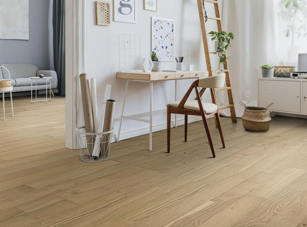 HARO PARKETT 3000 ECO Landhausdiele 4V Eiche invisible Universal strukturiert naturaLin plus Top Connect