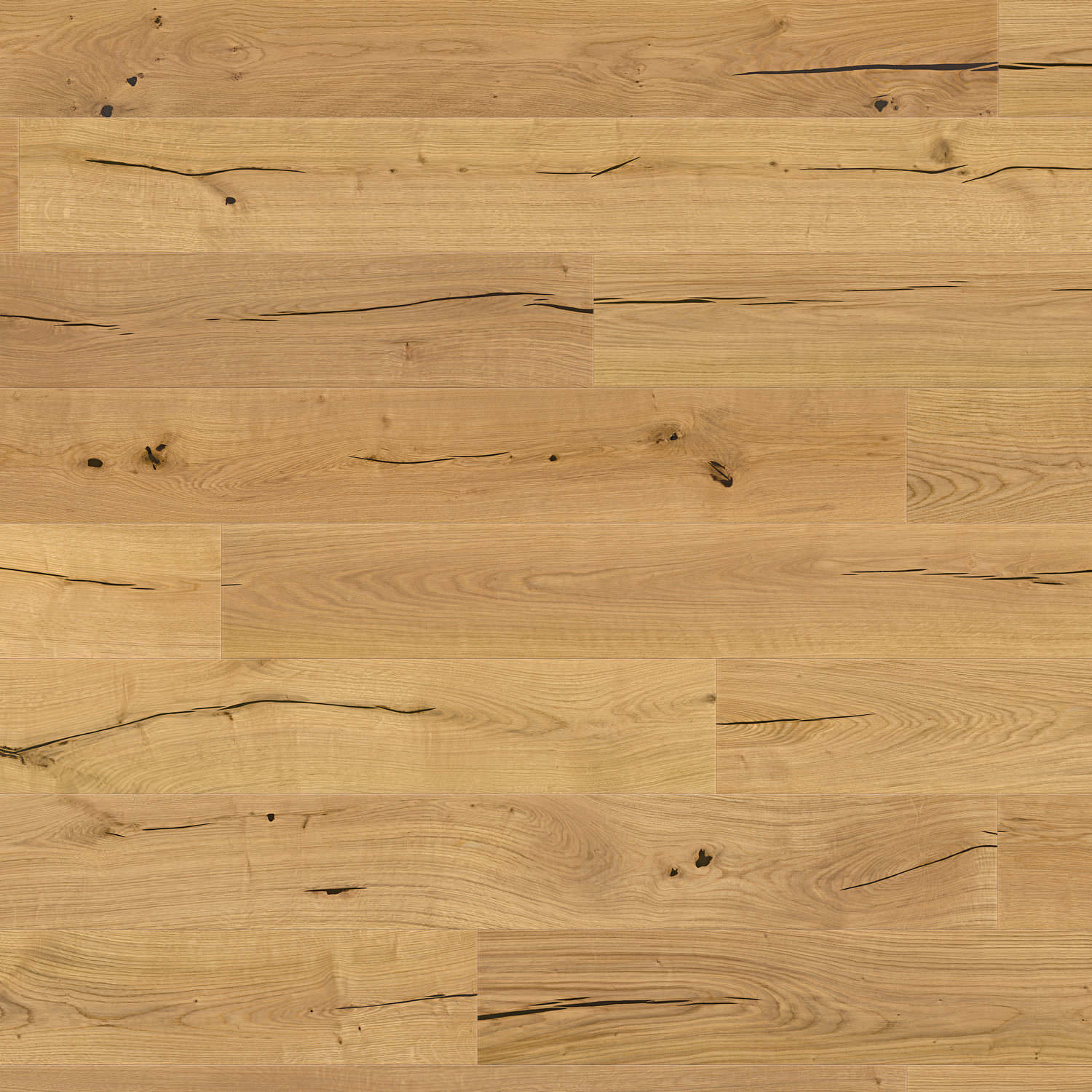 HARO PARKETT 4000 Landhausdiele Plaza 240 4V Eiche Alabama strukturiert naturaLin plus Top Connect