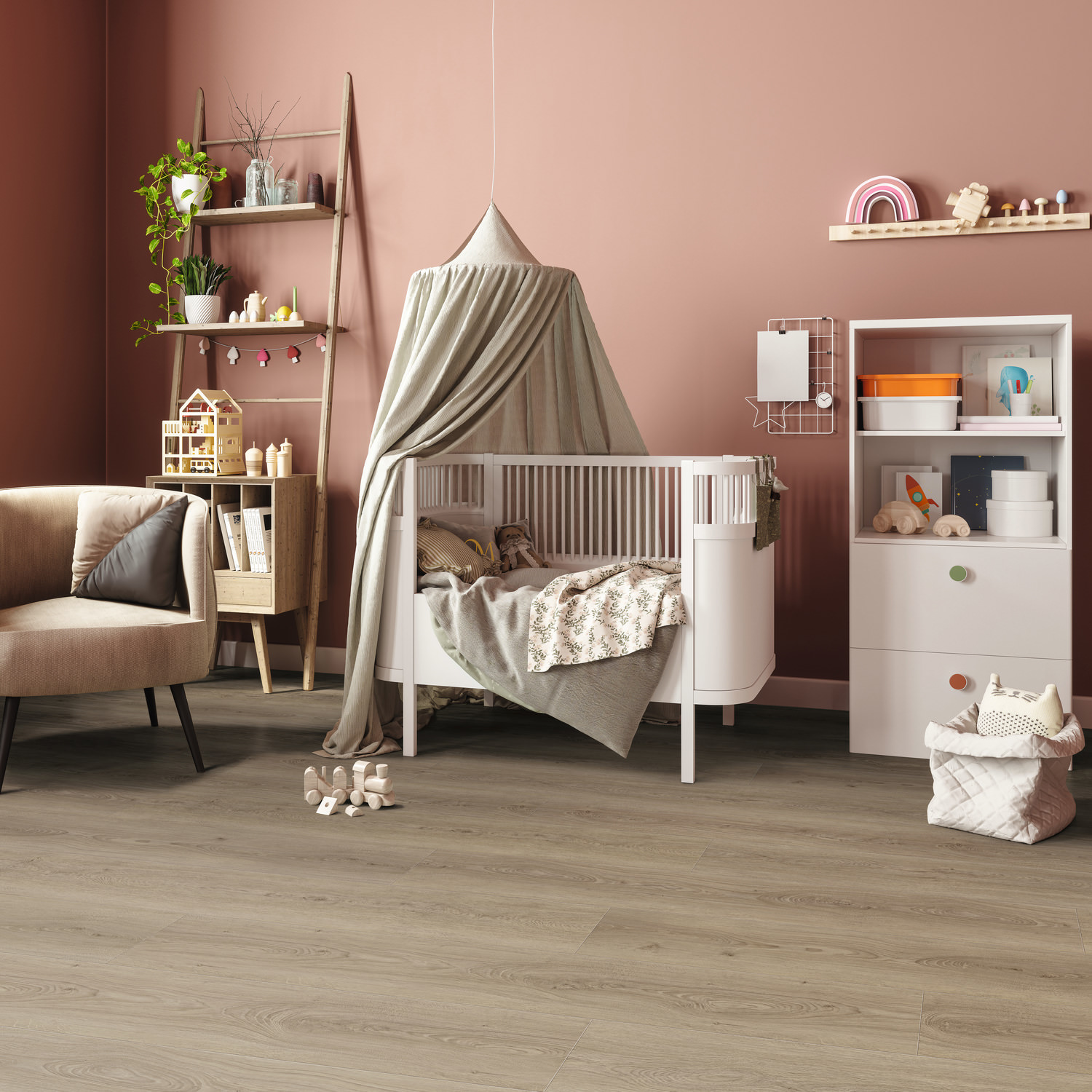 DISANO by HARO ClassicAqua Landhausdiele XL 4V Eiche Sheffield graubraun* authentic Top Connect