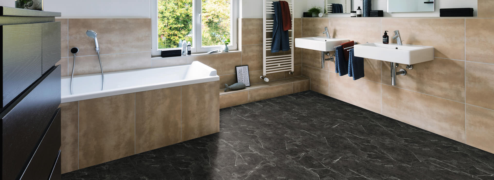 DISANO by HARO ClassicAqua Piazza 4V Marmor anthrazit* Steinstruktur Top Connect