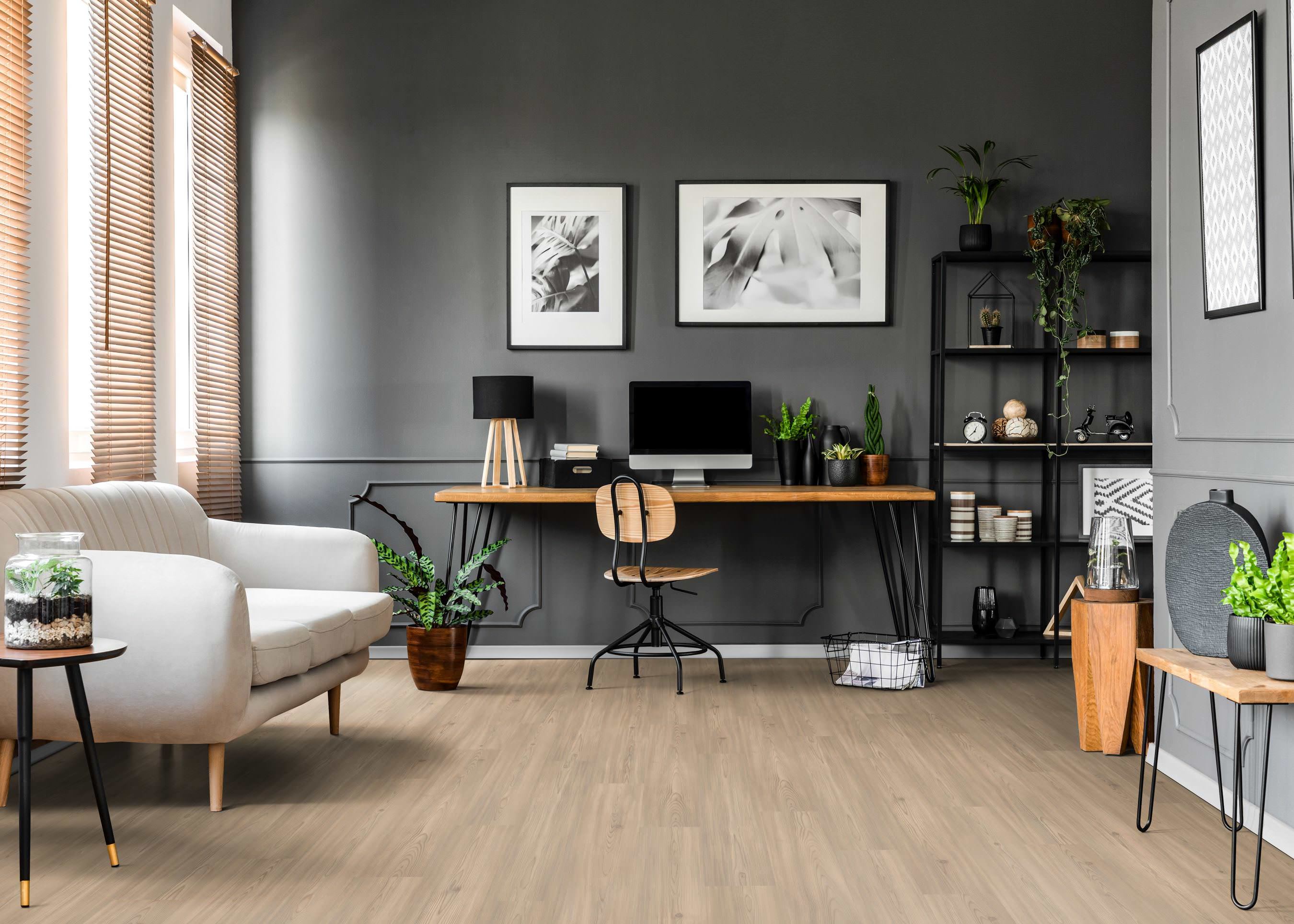 HARO Laminatboden TRITTY 90 Landhausdiele 4V Pinie Florenz* soft matt Silent Pro Top Connect